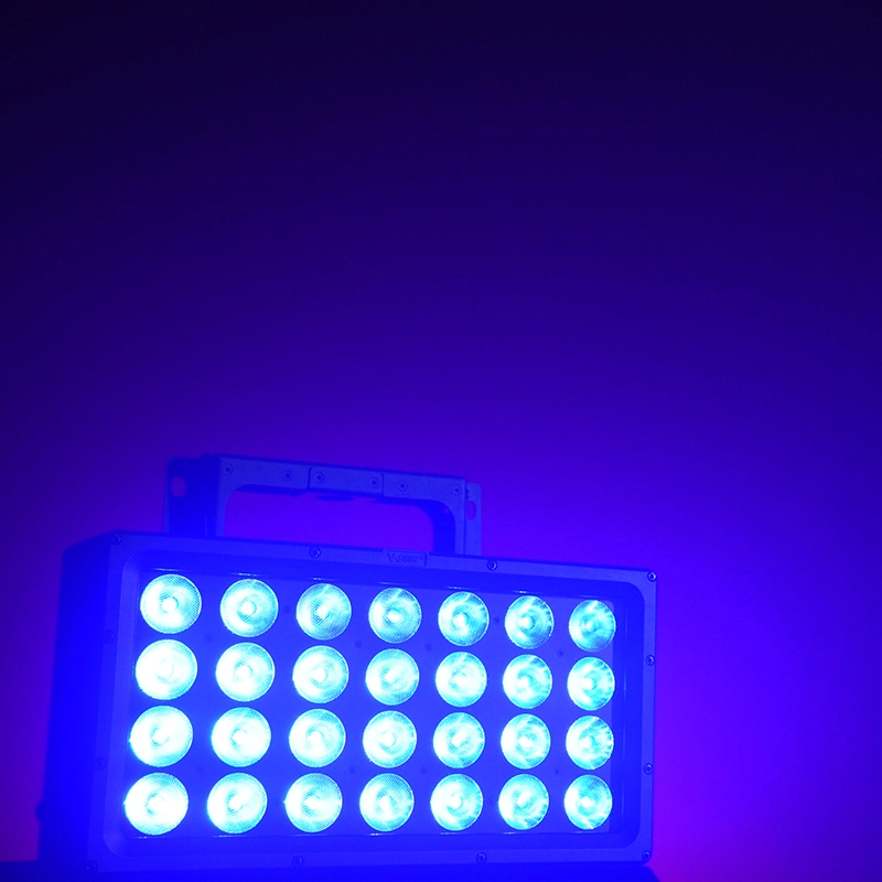 vshow q8 queen washer led panel 28*20w rgbwa+uv for dynamic lightshows