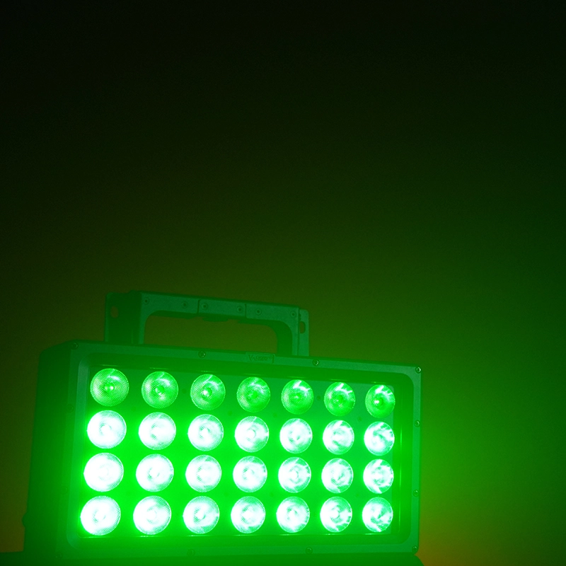 vshow q8 queen washer led panel 28*20w rgbwa+uv for dynamic lightshows