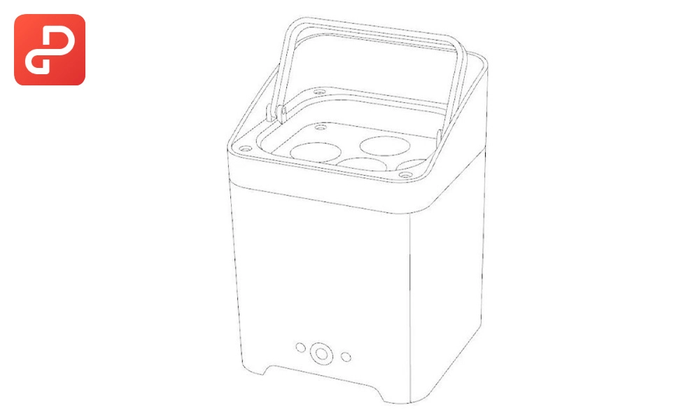 vshow wbrf0606 6*18w 6in1 battery/wireless dmx/wi fi/remote led up light