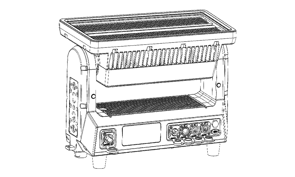 vshow v12 outdoor waterproof moving head led strobe light ip65
