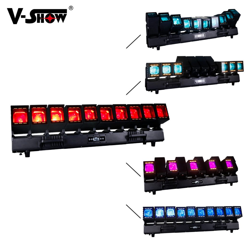 VSHOW W1060 1060W RGBW 4in1 Moving bar